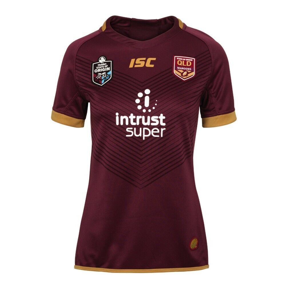 Queensland Maroons State of Origin On Field Jersey Ladies Sizes 8-18! T8 - Picture 4 of 39